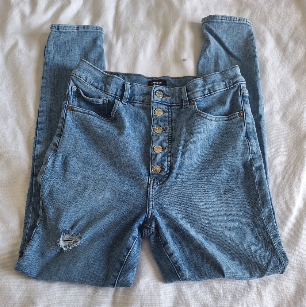 Express Skinny High Rise Jeans